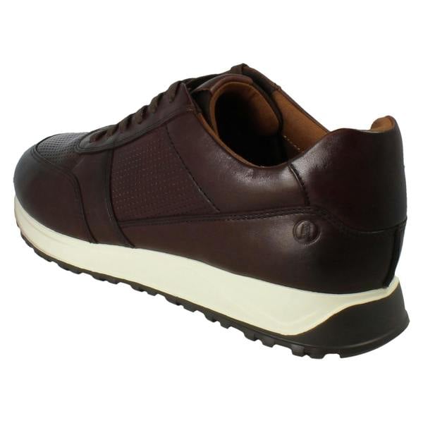 Clarks Mens Clarks Brown Lace Up Trainer Shoes - Radwell Tie
