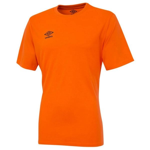 Umbro Mens Club Short-Sleeved Jersey - Shocking Orange