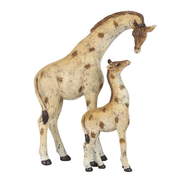 Serano Stand Tall Giraffe Mother and Baby Ornament