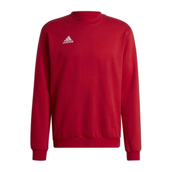 Adidas Mens Entrada 22 Ribbed Collar Sweatshirt - Team Power Red - 