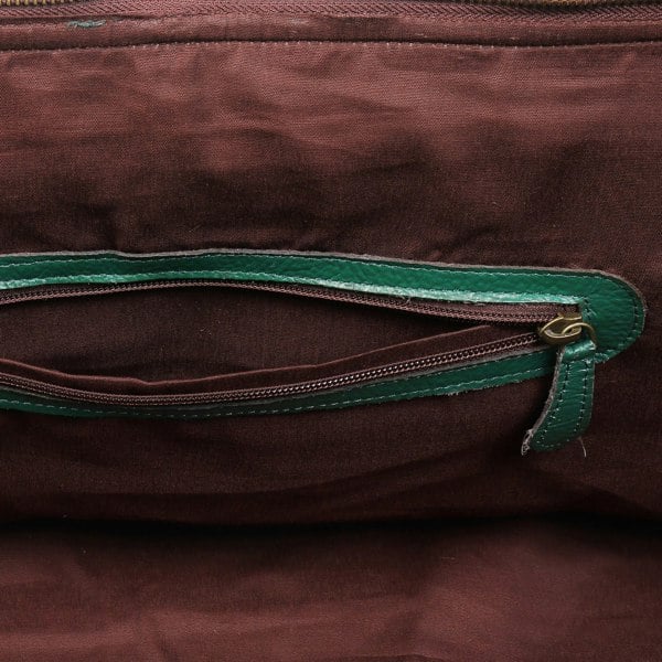 Dötch Club Jane Leather Duffle Bag - Teal