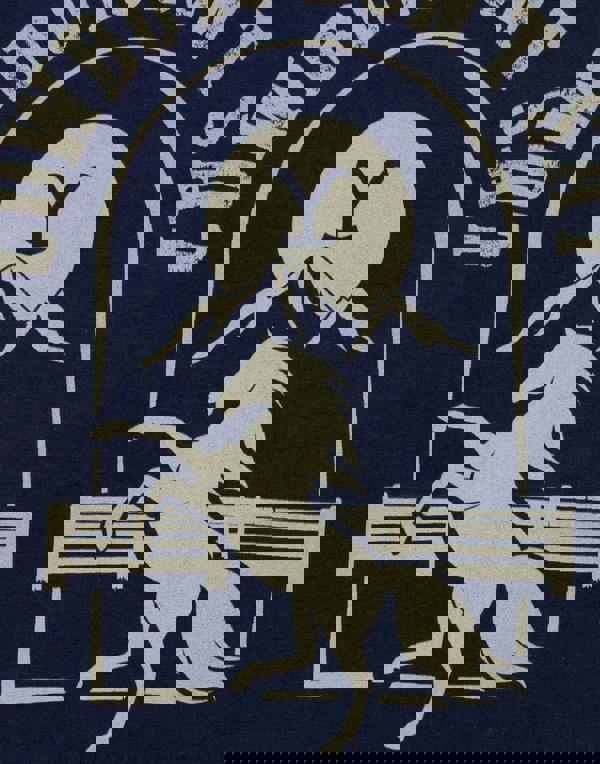 Yellowstone Mens Blue Cowboys Don't Say Goodbye Short Sleeved T-Shirt