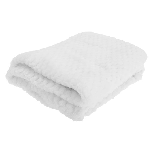 Universal Textiles Baby Boys/Girls Supersoft Waffle Textured Blanket - White
