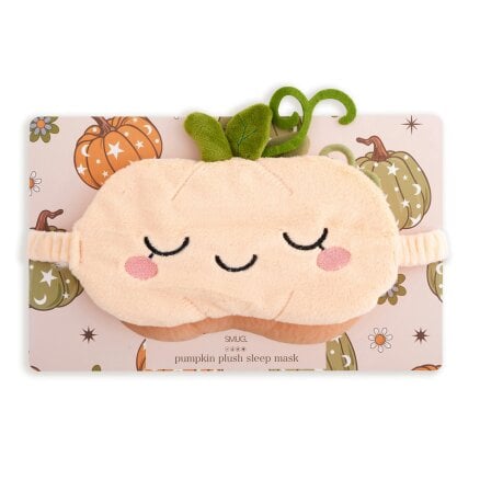 Halloween Novelty Plush Sleep Mask - Pumpkin