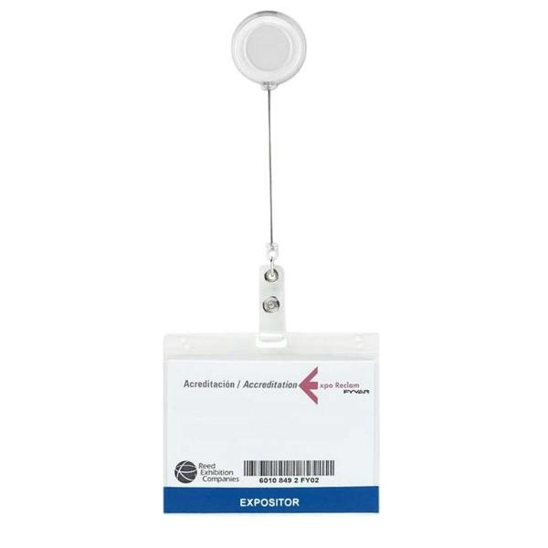 MidOcean Lades Badge Holder - Transparent White - 