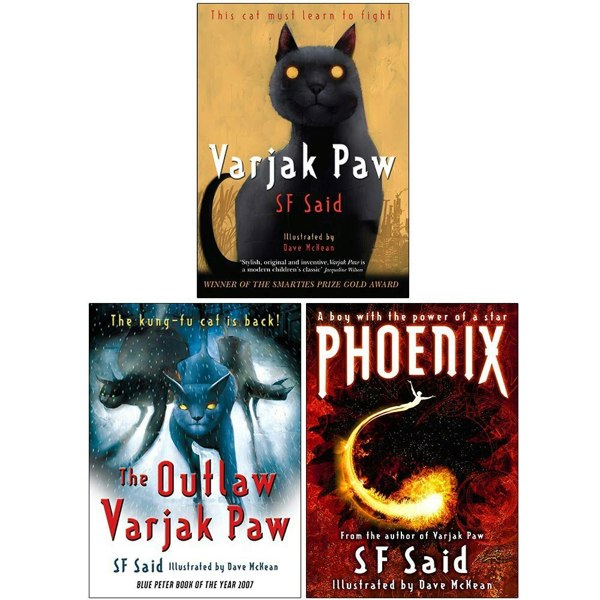 SF Said Collection 3 Book Set (Varjak Paw, Phoenix, The Outlaw Varjak Paw)