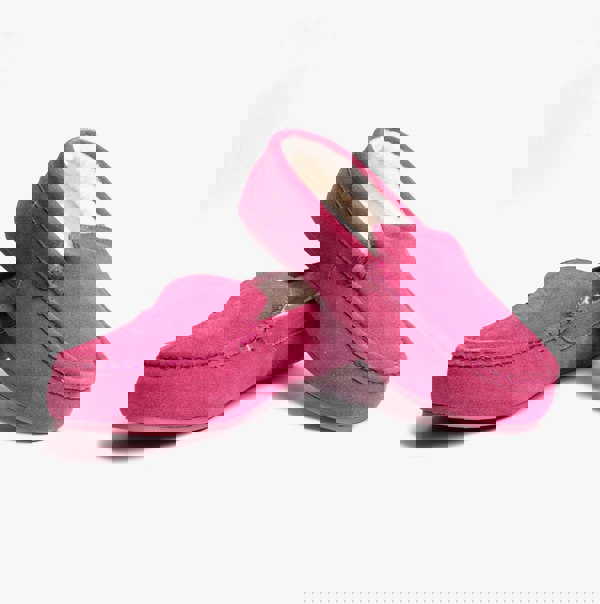 Hush Puppies ANNIE MOCCASIN Classic Womens Slippers Pink