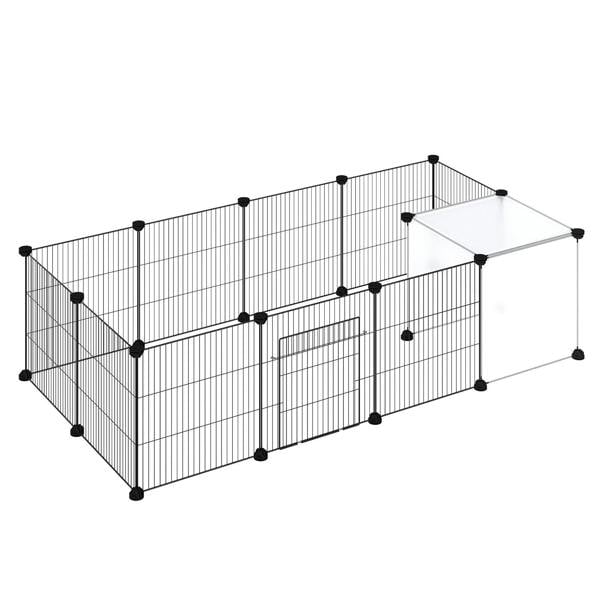 Skylos Pet Pen 14 Panel Puppy Rabbit Kitten Playpen Indoor Enclosure Run Cage