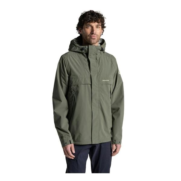 Craghoppers Mens National Trust Keskadale Waterproof Jacket - Dark Sage - 
