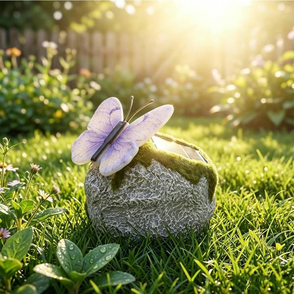Leaper Simulation Butterfly Decorative Light for Lawn