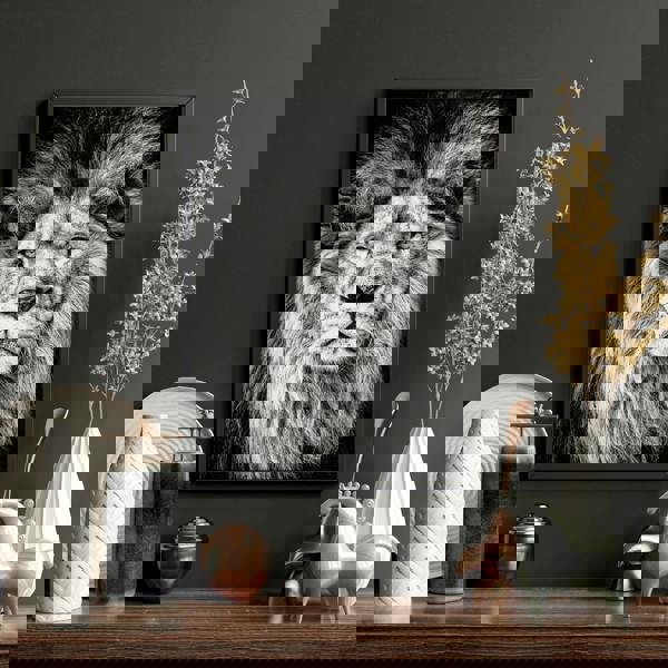 Living Room Wall Art Canvas | Set of 3 African Wildlife Wall art Prints