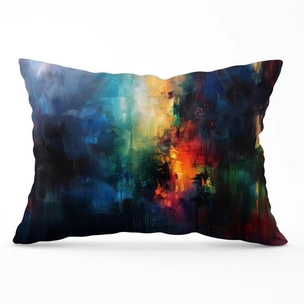 Warren Reed Colourful Chaos: Urban Dreamscape Cushions