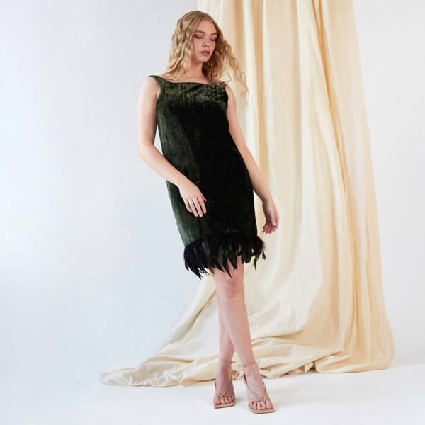 Silk Velvet Dress - Sarvin