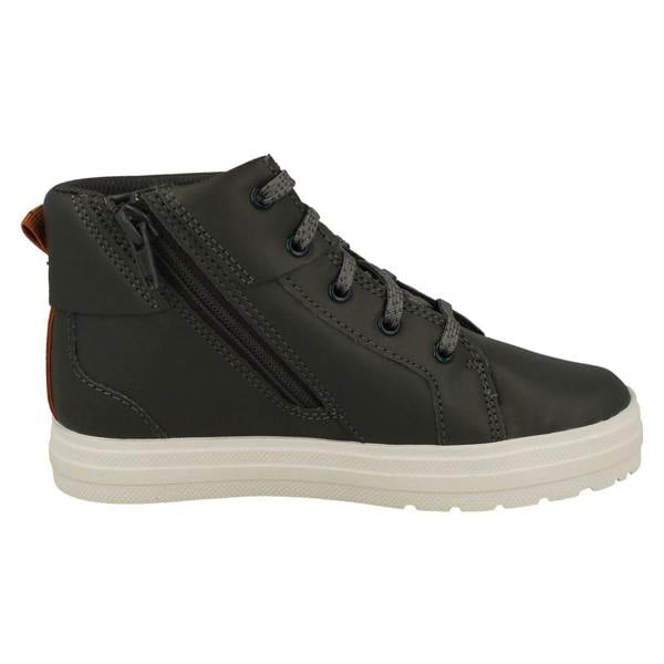 Clarks Childrens Clarks Animal Detailed Lace Up Ankle Boots Nova City
