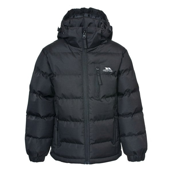 Trespass Boys Figo Puffer Jacket - Black