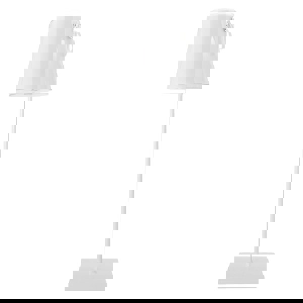 Tall Modern White LED Colour Changing Rechargeable Touch Table Lamp Image 1