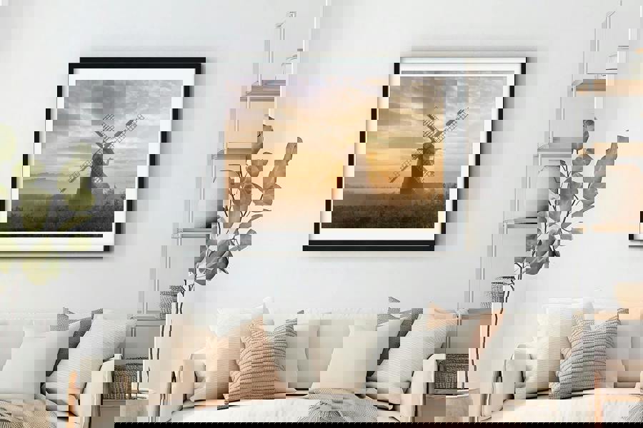 Fine art countryside wall print of Herringfleet Mill