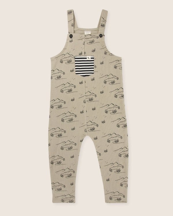 eco-friendly Stone Wilderness Print Dungarees - image 1