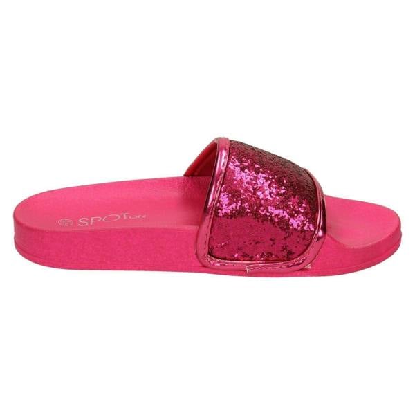 Spot On Girls Spot On Glitter Vamp Sliders