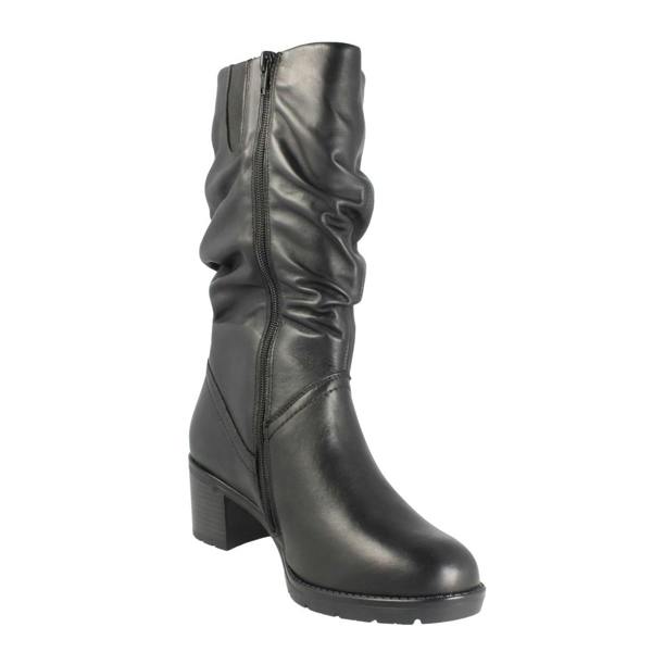 Remonte Ladies Remonte Mid Calf Length Block Heel Boots D2A70