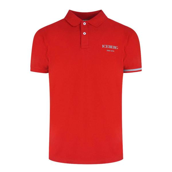 Iceberg Ice Iceberg Red Polo Shirt