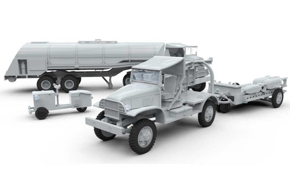 Airfix US WWII USAAF Bomber Re-Supply Set (1:72 Scale)