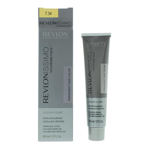 Revlon Revlonissimo Colorsmetique Hair Colour 60ml - 7.34 Medium Coppery Gold Blonde