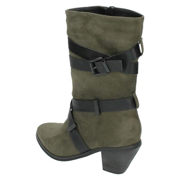 Spot On Ladies Spot On Mid Calf Boots