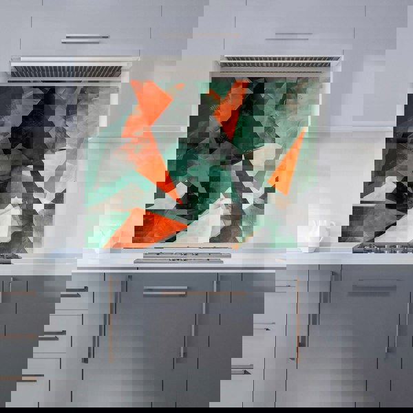 Warren Reed - Designer Curved Geometry Kitchen Splashback
