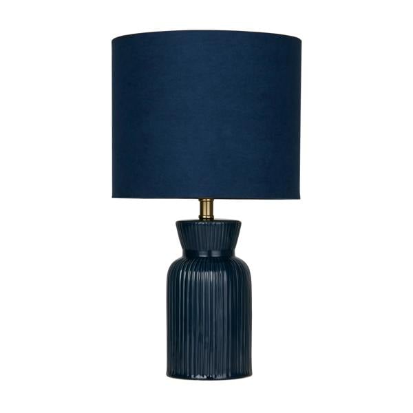 Lighting Collection SMALL BLUE CERAMIC TABLE