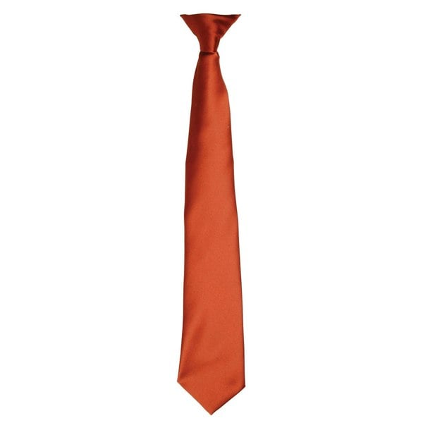Premier Unisex Adult Satin Tie - Chestnut