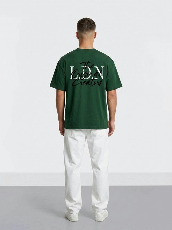 London Attitude Original Creators Oversized Heavyweight Streetwear Graphic T-Shirt