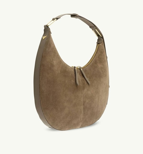 Apatchy London The Nora Mushroom Suede Bag