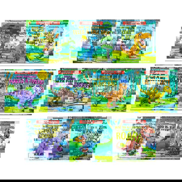 Dinosaur Tales 10 Picture Book Set – Fun, Educational, Colorful Kids’ Stories: Alfie, Olivia, Timmy & More (Age 3-5)