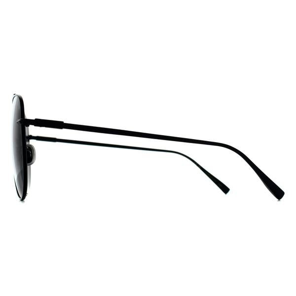 Salvatore Ferragamo Sunglasses SF308S 002 Matte Black Dark Grey