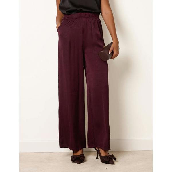 Blue Vanilla High Waist Wide Leg Trousers