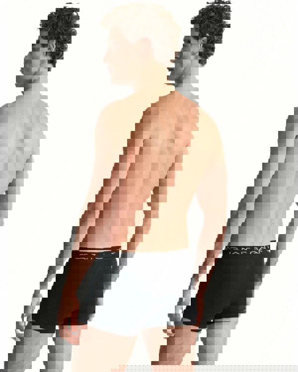 GantTrunks 3 - pack3 - Pack Classic Logo Boxer Trunks, BlackBoxers - and - Briefs.net