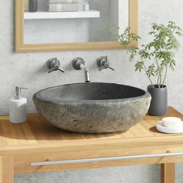 Berkfield Basin River Stone Oval 29-38 cm