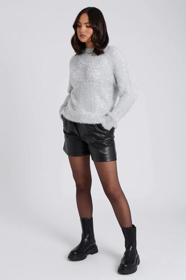 Urban Bliss Tinsel Crew Neck Jumper
