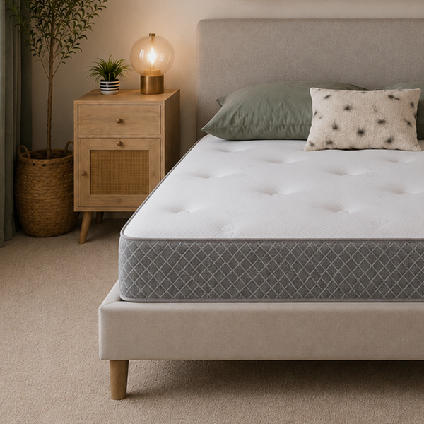 Starlight Beds Nebraska Tufted Hybrid Mattress - Soft Feel Cool Touch Quilted Sleep Surface