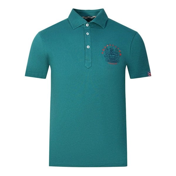 Aquascutum Aldis London Logo Polo Shirt - Green