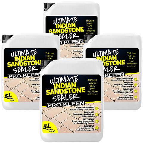ProKleen Pro-Kleen Ultimate Indian Sandstone Sealer 20L - Protects Against Weathering, Stains, Oil & Grease