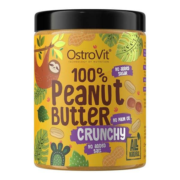 OstroVit 100% Peanut Butter, Crunchy - 1000g