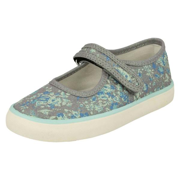 Start-rite Girls Startrite Mary Jane Styled Canvas Shoes Hula
