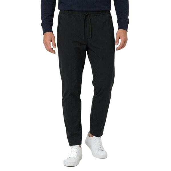 BOSS T-Flex Tapered Fit Trousers Black