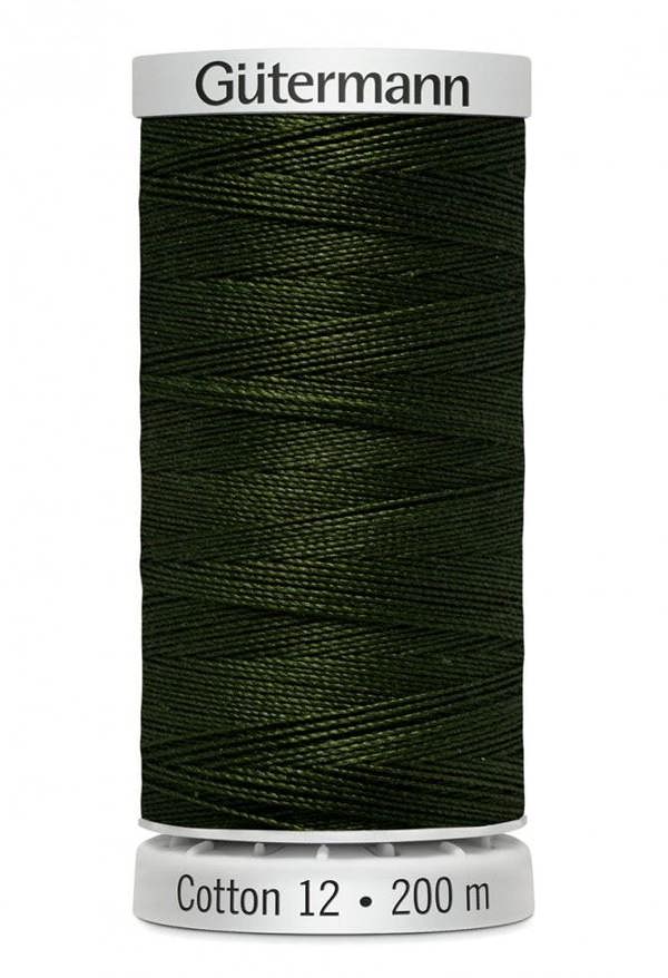 Gutermann No 12 Sulky Cotton Embroidery Thread 200m Cotton Thread Suitable For Embroidery