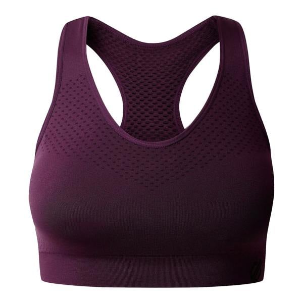 Dare 2B Womens/Ladies Dont Sweat It II Sports Bra - Deep Plum - 