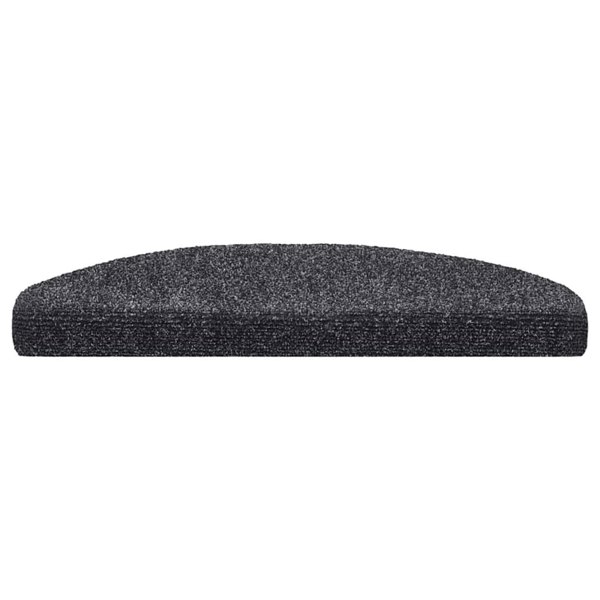 Berkfield Self-adhesive Stair Mats 5 pcs Dark Grey 65x21x4 cm Needle Punch
