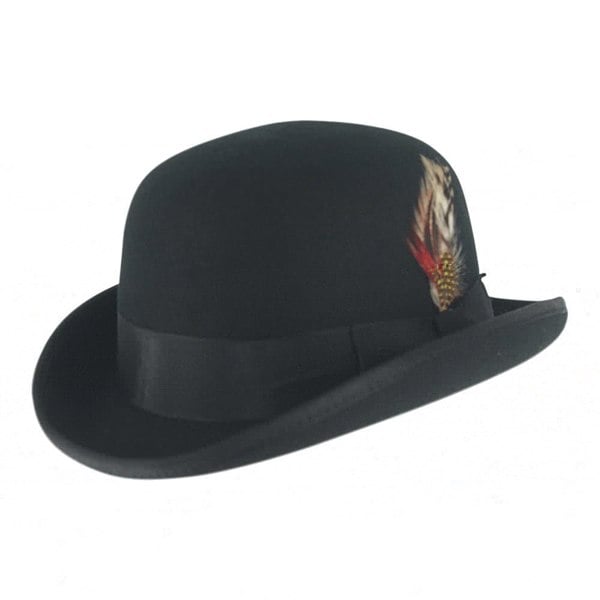 Gamble & Gunn Black Wool Bowler Hat Gamble & Gunn