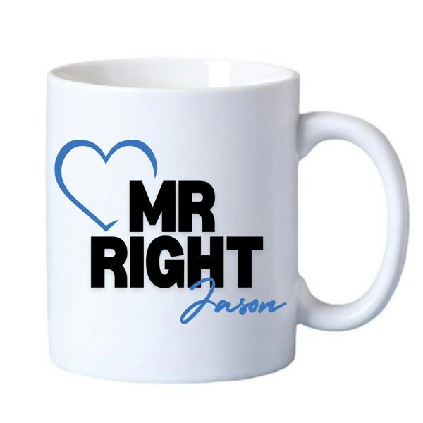 Aye Do Gifts Mr Right & Mrs Always Right Mugs Gift Set | Couples Wedding Gift